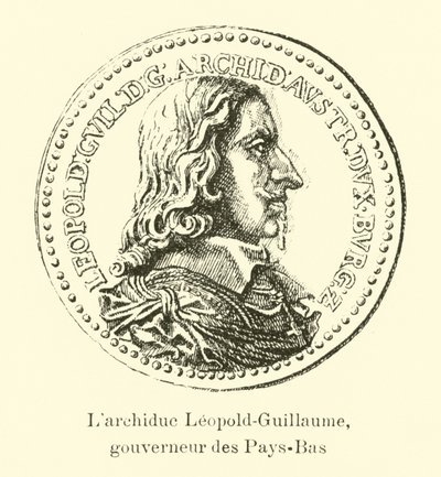 Archiduque Leopoldo Guillermo de Austria, Gobernador de los Países Bajos de Belgian School