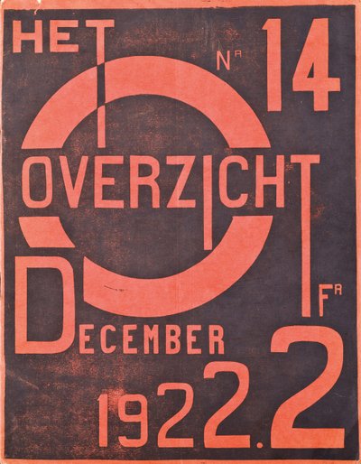 Portada de la edición de diciembre de 1922 de la revista "Het Overzicht", 1922 de Belgian School