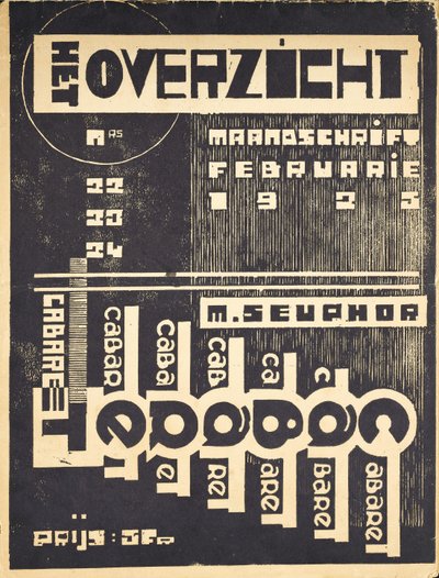 Portada de la revista "Het Overzicht", c. 1921-1925 de Belgian School