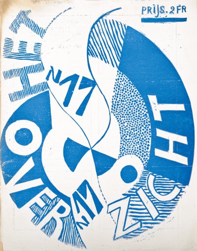 Portada de la revista "Het Overzicht", c. 1922-1925 de Belgian School