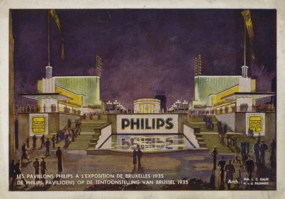 Pabellones Philips, Exposición Internacional de Bruselas, 1935 de Belgian School