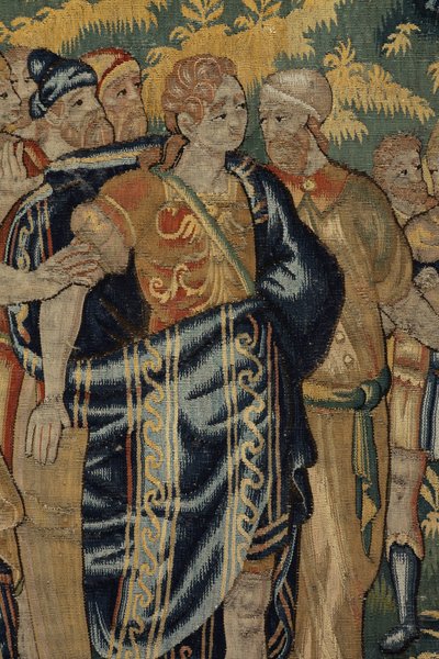 Historia de Ciro II el Grande, c.1590 (tapiz) de Belgian School