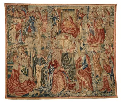 Tapiz, parte de un tapiz Credo que representa La Creación del Mundo, hecho en Bruselas, Bélgica, c.1500-10 (lana) de Belgian School