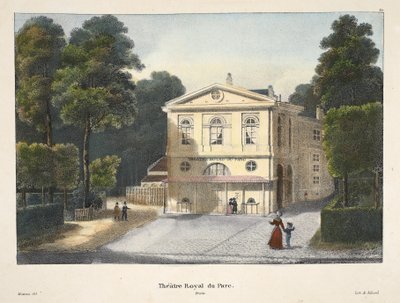 Teatro Real del Parque, c.1895 (fotochrom) de Belgian School