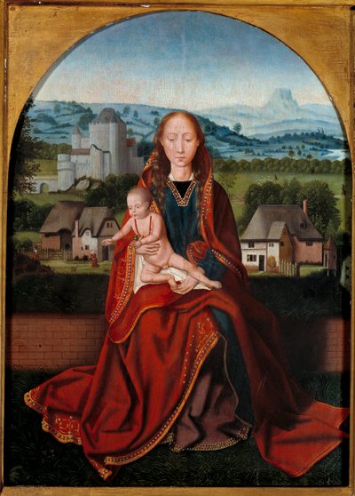 Virgen y Niño (Escuela de Amberes del siglo XV) de Belgian School