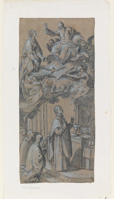 Visión durante una misa de Belisario Corenzio