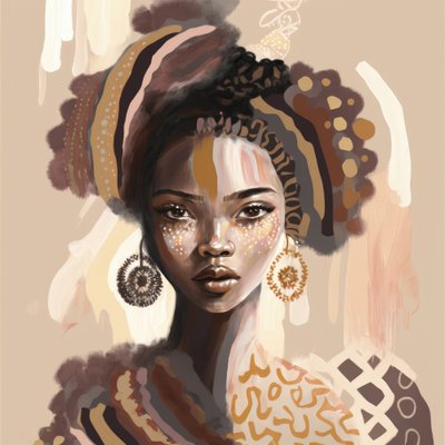 Retrato de una mujer elegante de Bella Eve