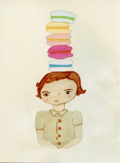 Chica de macarrón de Bella Larsson