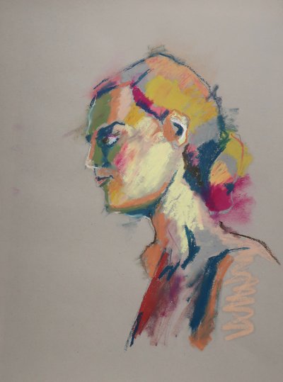 Color Study 9, 2023 (pastel sobre papel) de Ben Benet