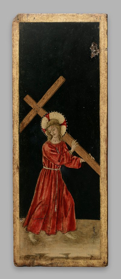 Cristo cargando la cruz; Cristo el Redentor; la crucifixión de Benedetto Bonfigli