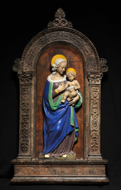 Virgen y Niño, 1500-1510 de Benedetto Buglioni