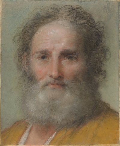 Cabeza de un Hombre con Barba de Benedetto Luti