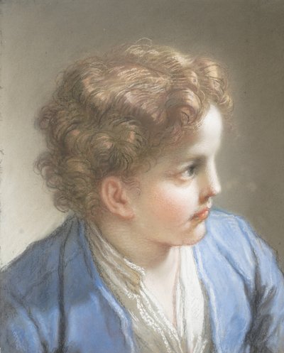 Estudio de un Niño con Chaqueta Azul, 1717 de Benedetto Luti