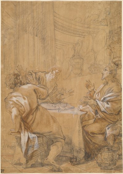 La cena en Emaús de Benedetto Luti