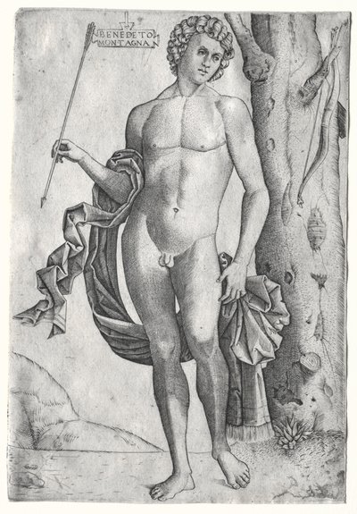 Hombre con una flecha, c. 1515 de Benedetto Montagna