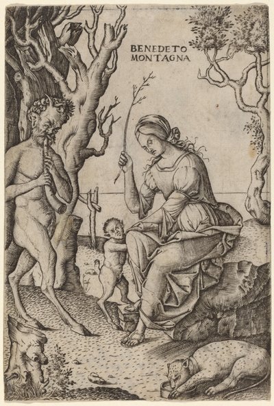 Familia de Sátiros de Benedetto Montagna