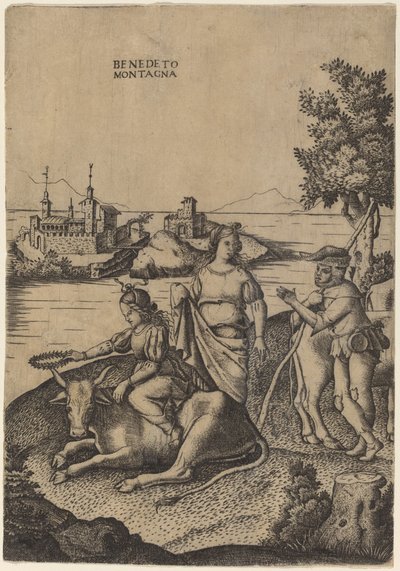 El rapto de Europa de Benedetto Montagna