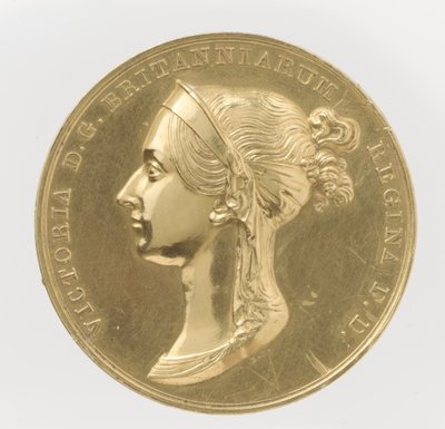 Medalla de la Coronación de la Reina Victoria de Benedetto Pistrucci