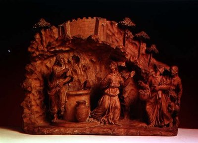 Cristo y la mujer de Samaria de Benedetto da Maiano