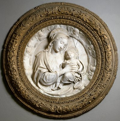 Virgen y Niño. Escultura de Benedetto da Maiano