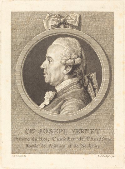 Claude Joseph Vernet de Benedict Alphonse Nicolet after Charles Nicolas Cochin II