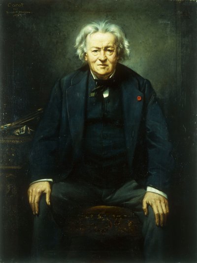 Retrato de Jean Baptiste Camille Corot de Benedict Masson