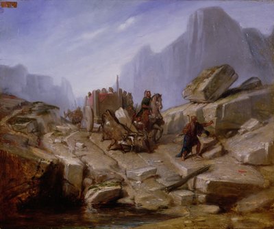 La toma de Thelesia por Aníbal y su ejército de Benedict Masson