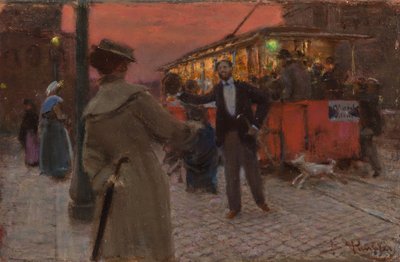 Tranvía romano, 1905 de Benes Knupfer