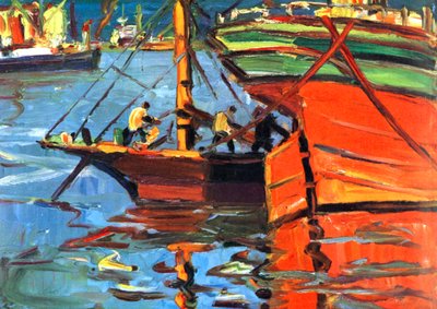 Un día soleado en Buenos Aires de Benito Quinquela Martin