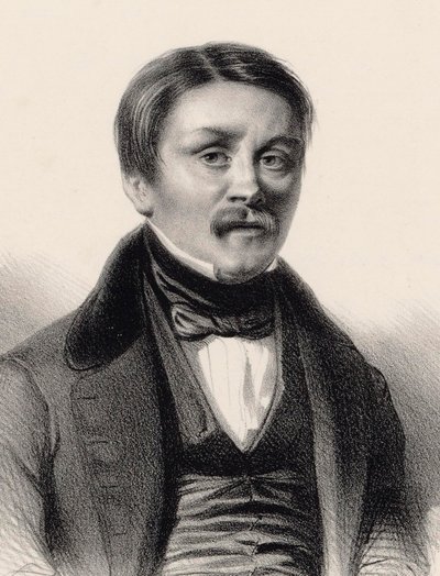 Retrato del organista y compositor Hippolyte Monpou 1804-1841, 1840 de Benjamin