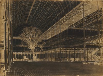 Palacio de Cristal, Hyde Park, Transepto, 1852 de Benjamin Brecknell Turner