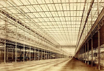 La nave en Crystal Palace, Hyde Park, marzo de 1852 de Benjamin Brecknell Turner