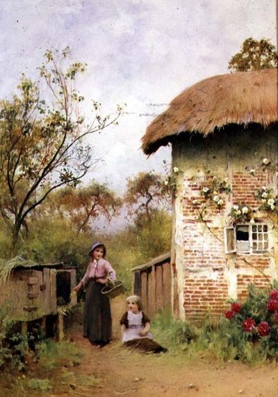 Alimentando a los conejos de Benjamin D. Sigmund