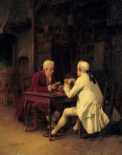 Jugadores de cartas de Benjamin Eugene Fichel