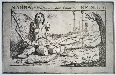 Magna Britannia: sus colonias reducidas de Benjamin Franklin