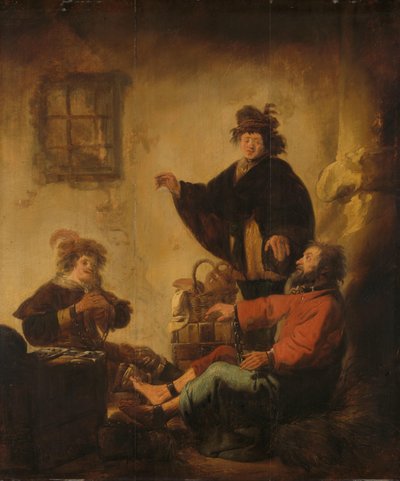 José interpreta los sueños del panadero y del mayordomo (Génesis 40:1-19) de Benjamin Gerritsz Cuyp