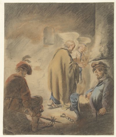 Pedro liberado de la cárcel de Benjamin Gerritsz Cuyp