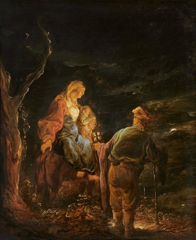 Descanso en la Huida a Egipto de Benjamin Gerritsz Cuyp
