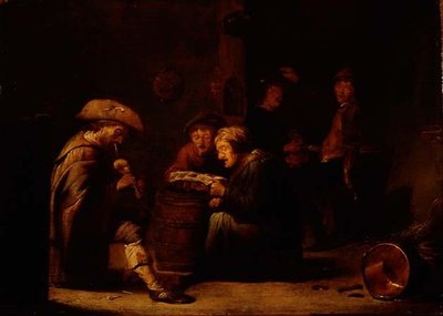 Interior de taberna con dos cantantes y un gaitero de Benjamin Gerritsz. Cuyp