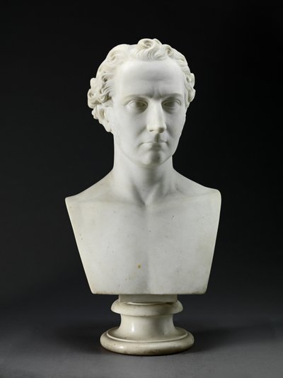 Busto retrato del hermano del artista, el escultor John Gibson (1790-1866) 1837-38 de Benjamin Gibson