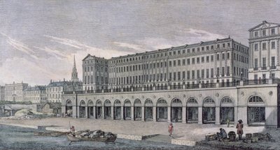 Los Edificios llamados el Adelphi, Londres, 1771 de Benjamin Green