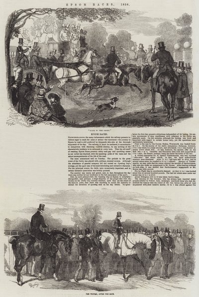 Carreras de Epsom, 1856 de Benjamin Herring