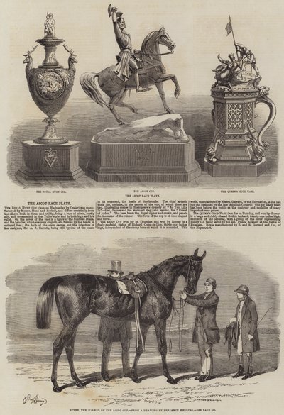 La placa de la carrera de Ascot de Benjamin Herring