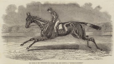 El ganador de las July Stakes de Newmarket, BC Brother to Elthiron de Lord John Scott de Benjamin Herring