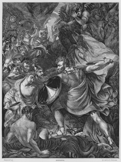 Dentatus de Benjamin Robert (after) Haydon