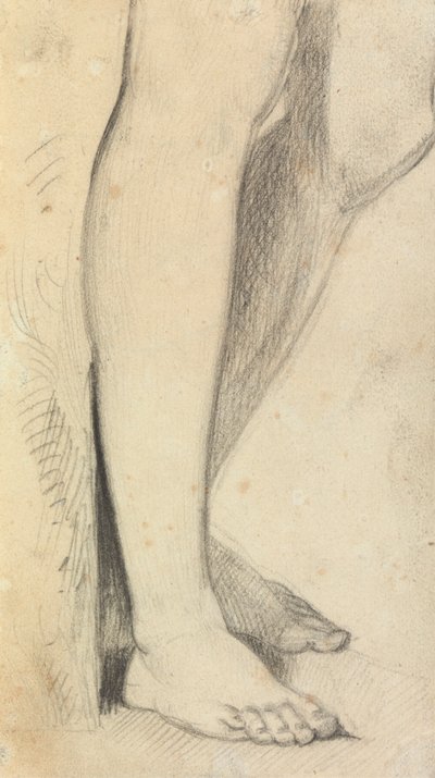 Figura Estudio de las piernas de Benjamin Robert Haydon
