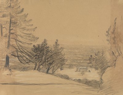 Paisaje con castillo de Benjamin Robert Haydon