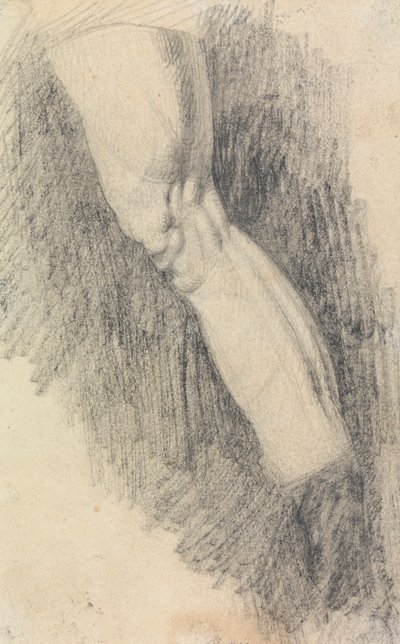 Estudio muscular de una pierna de Benjamin Robert Haydon