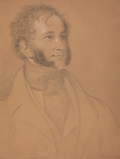Retrato de un caballero (¿W. Winston?) de Benjamin Robert Haydon