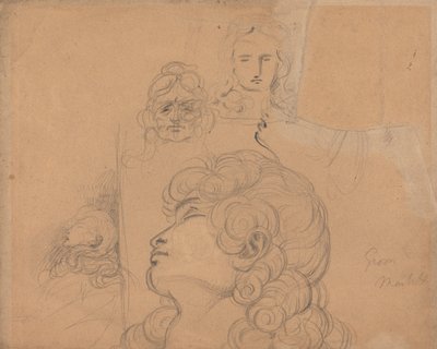 Bocetos para una escena de Macbeth de Benjamin Robert Haydon